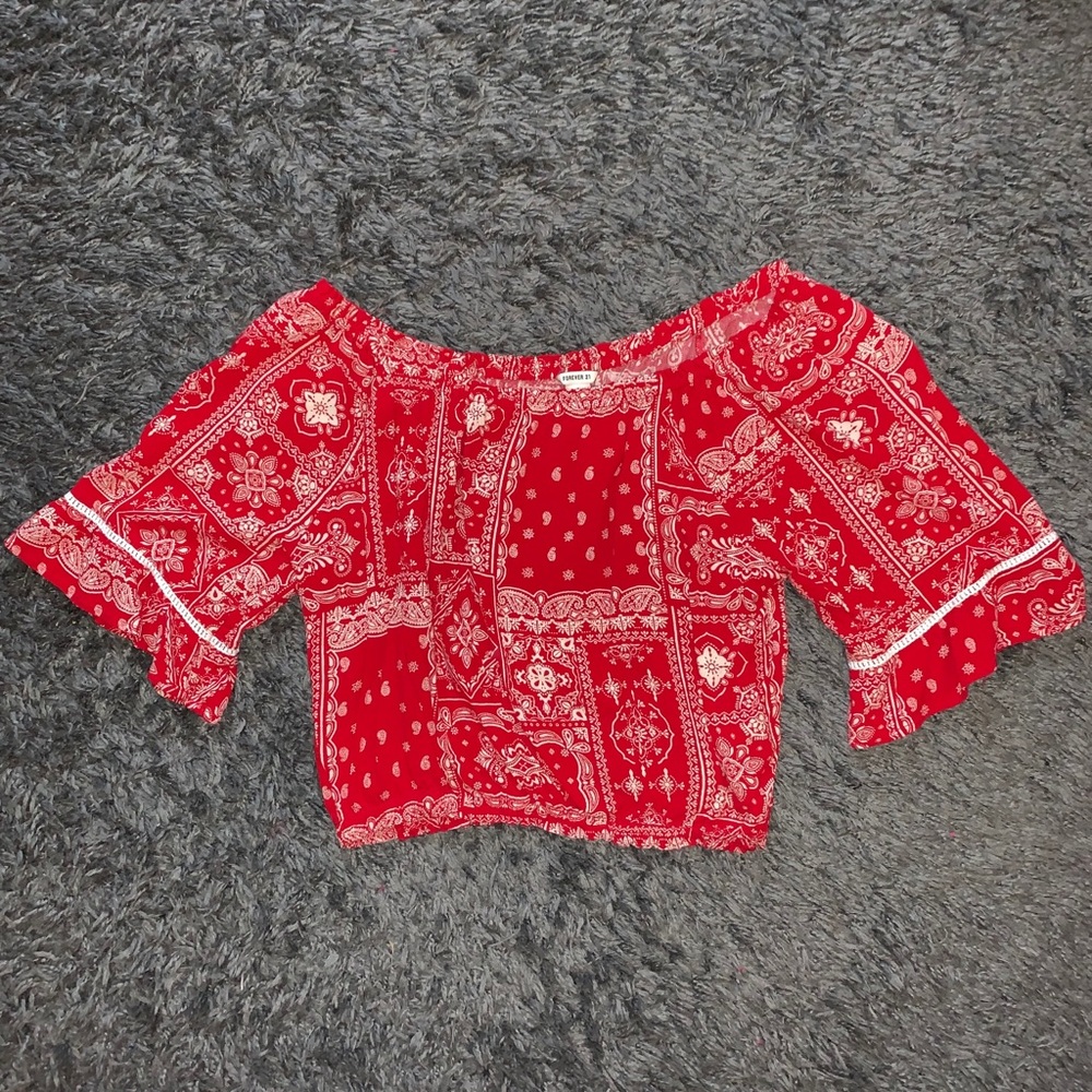 Off the shoulder shirt